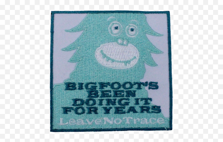 Bigfoot Patch - Leave No Trace Png,Bigfoot Transparent