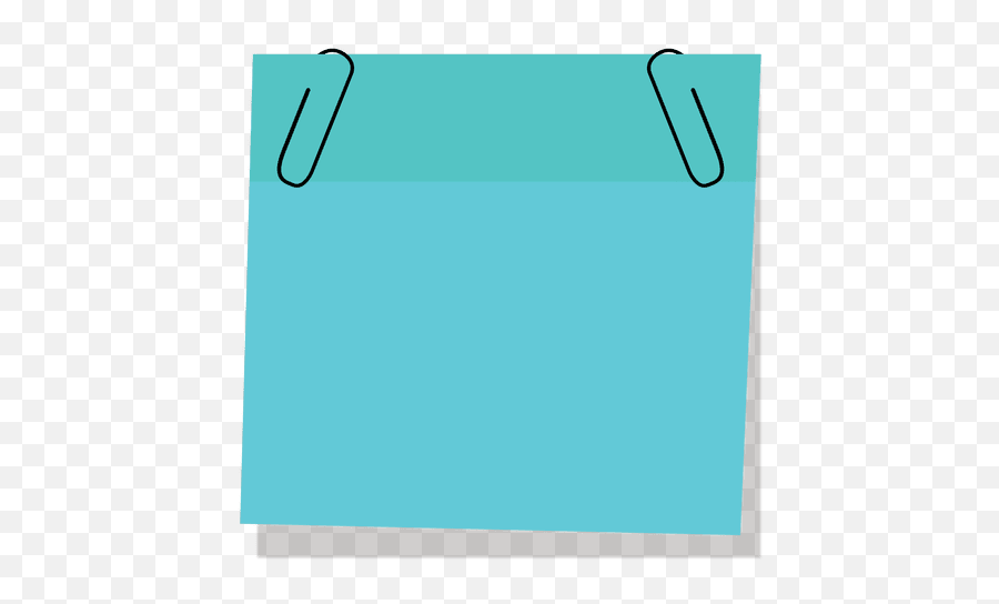 Note Paper With Paperclip Png Picture - Sticky Note With Paperclip Png,Clip Png
