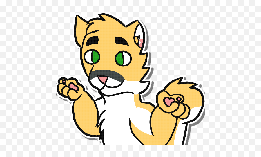Riley The Mountain Lion Sticker Two By Bxb777 - Fur Cartoon Png,Mountain Lion Png