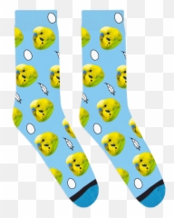 Custom Bird Socks - Happy png