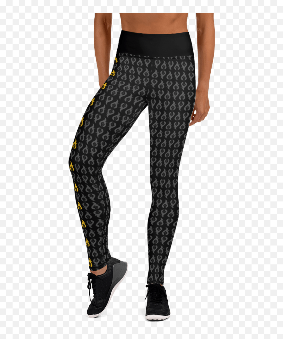 Fiyah Icon Yoga Leggings - Leggings Png,Comfortable Icon