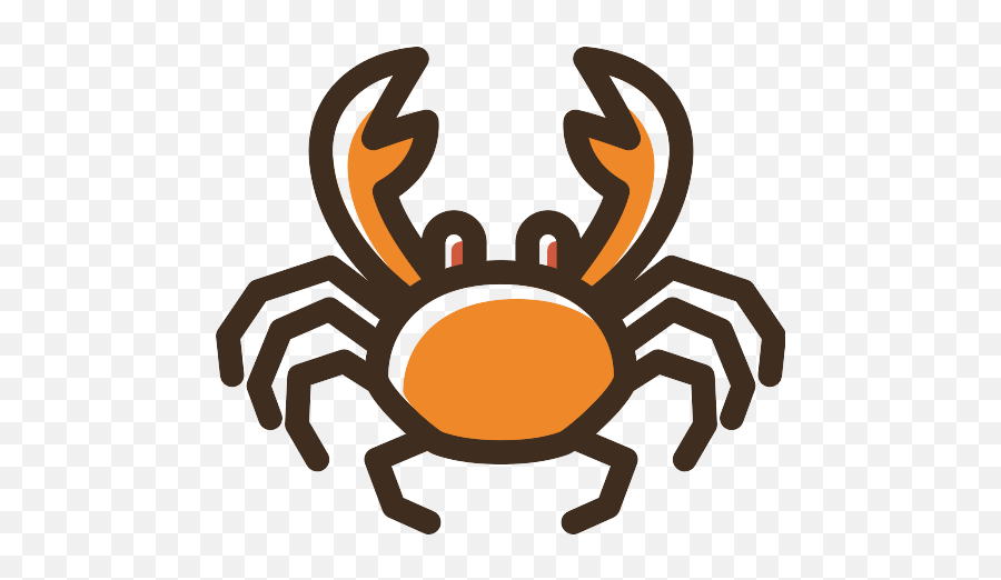 Crab Vector Svg Icon - Clipart Summer Sea Crab Png,Crab Icon