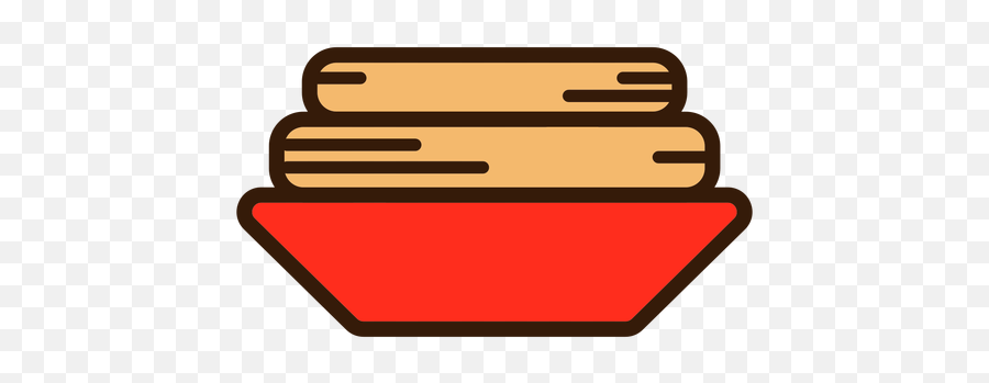 Churros In Plate Icon Transparent Png U0026 Svg Vector - Horizontal,Plate Icon Png