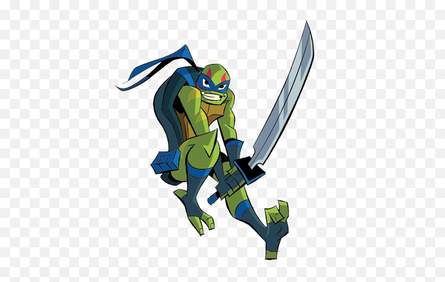 Teenage Mutant Ninja Turtles - Rise Of The Teenage Mutant Ninja Turtles Leonardo Png,Ninja Turtle Logo