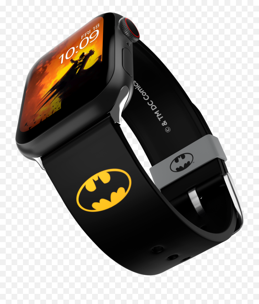Dc Comics - Batman Icon Smartwatch Band Batman Apple Watch Band Png,Witcher 3 Book Icon In Home