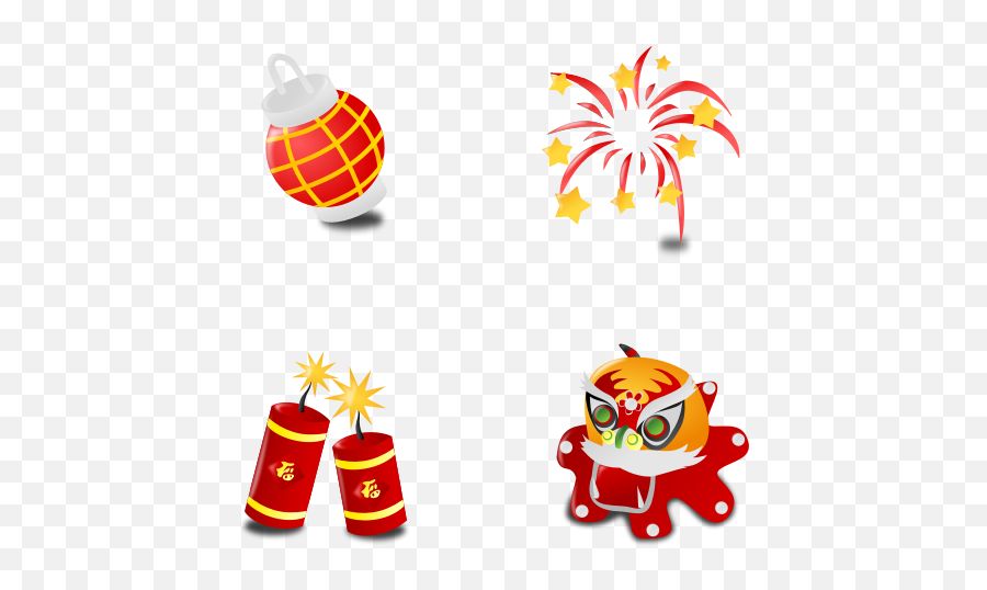 Chinese New Years Icon Set Free Svg - Clipart Chinese New Year Png,Chinese New Year Png