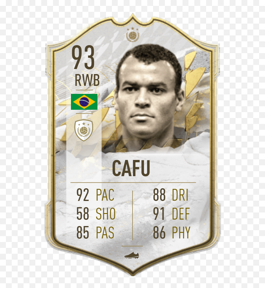 Fifa 22 Brazilian Legend Cafu Weighs In - Ronaldinho Fifa 22 Card Png,Icon Messi