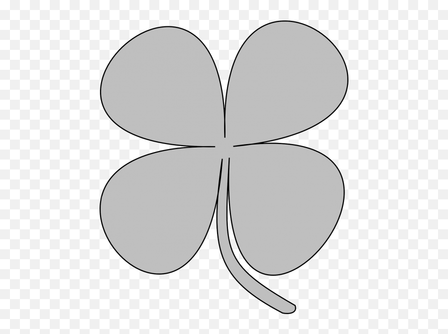 Five - Leaf Clover Public Domain Image Search Freeimg Five Shamrocks Clipart Black And White Png,4 Leaf Clover Icon