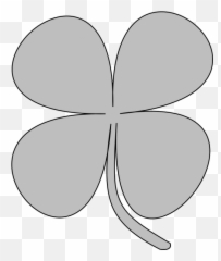 Five - leaf clover public domain image search FreeIMG Five Shamrocks Clipart Black And White png
