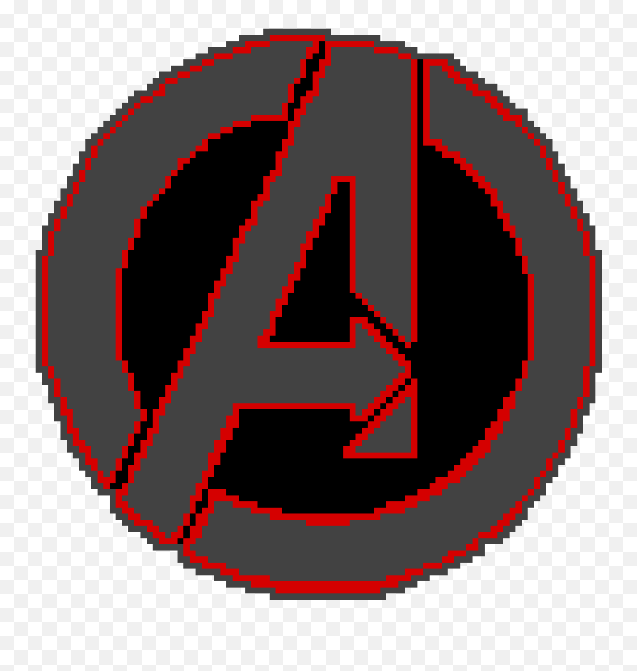 Pixilart - Red U0026amp Grey Avengers Logo By Gabbydoesgames Colts Png,Avengers Icon