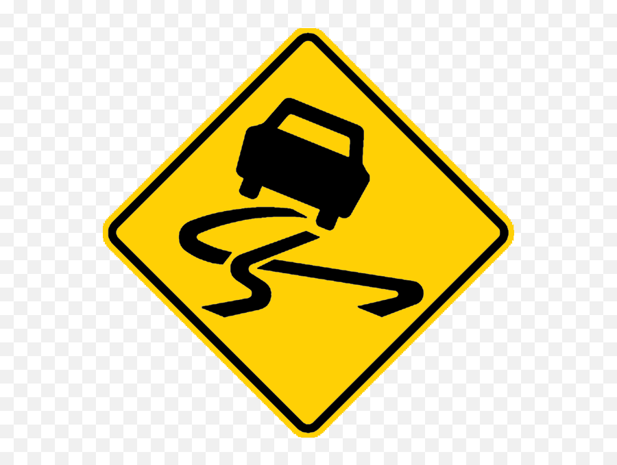 Fileaustralia And New Zealand Slippery Road Surface Sign - Slippery When Wet Road Sign Png,Signs Png