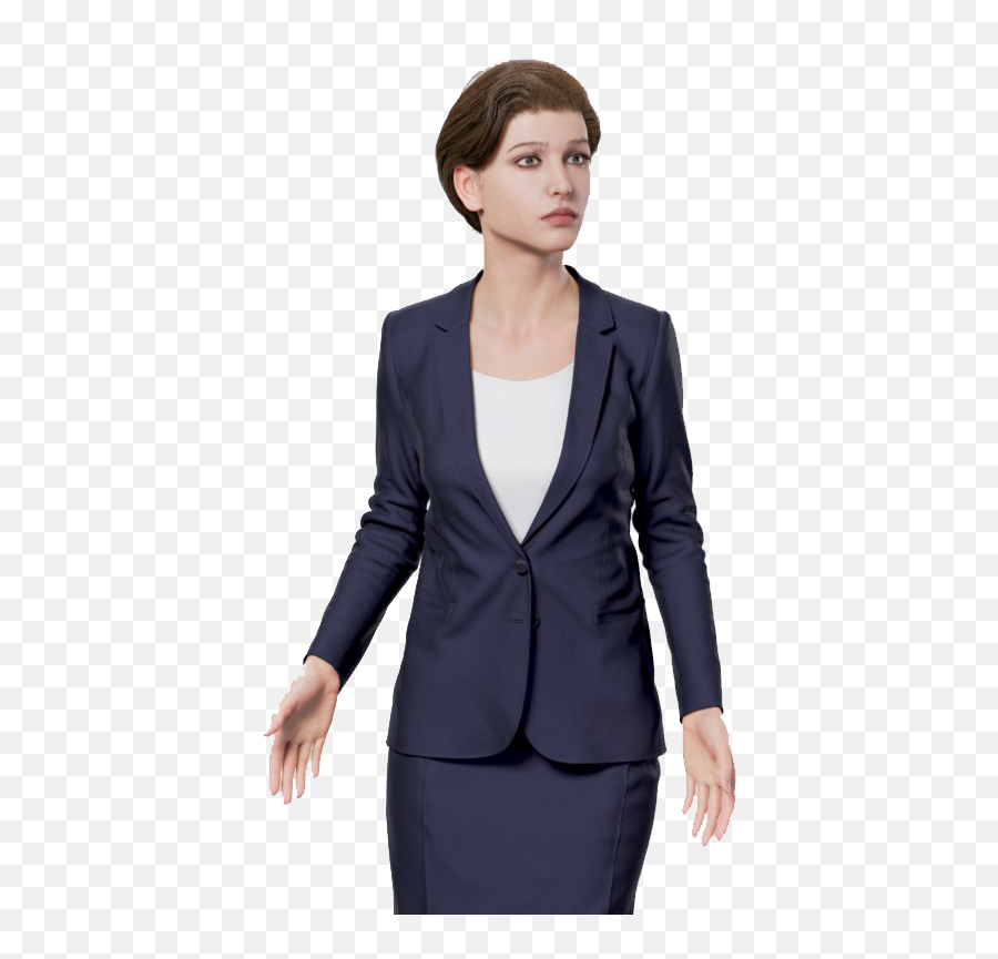 Business Suit For Women Transparent - 3d Model Business Woman Dress Png,Suit Transparent Background