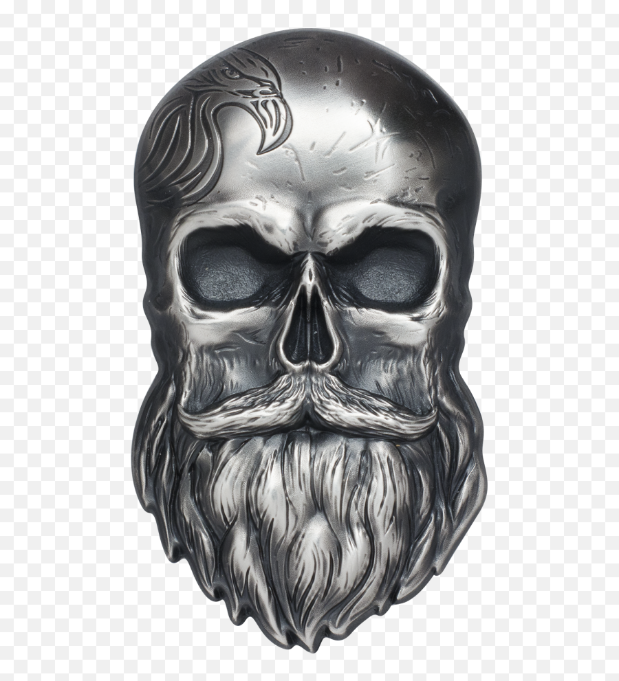 Biker Skull U2013 Cit Coin Invest Ag - Biker Silver Skull Palau Png,Transparent Skulls
