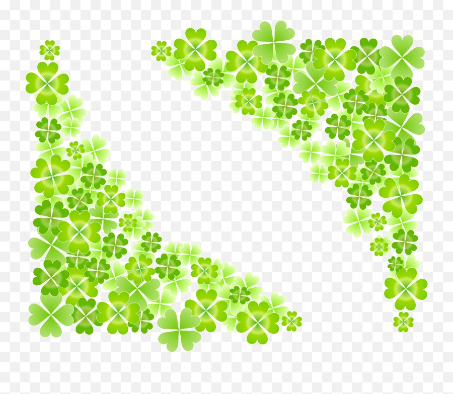 Lucky Clover Png - Four Leaf Clovers Background,Clover Png