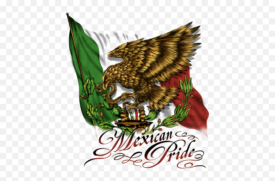 Mexican Flag Eagle - Mexican Eagle Png,Mexican Flag Png