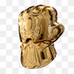Infinity Gauntlet Metallic Gold Cosbaby - png