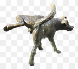 Png Download Bronze Peeing Dog - Bronze Sculpture,Pee Png