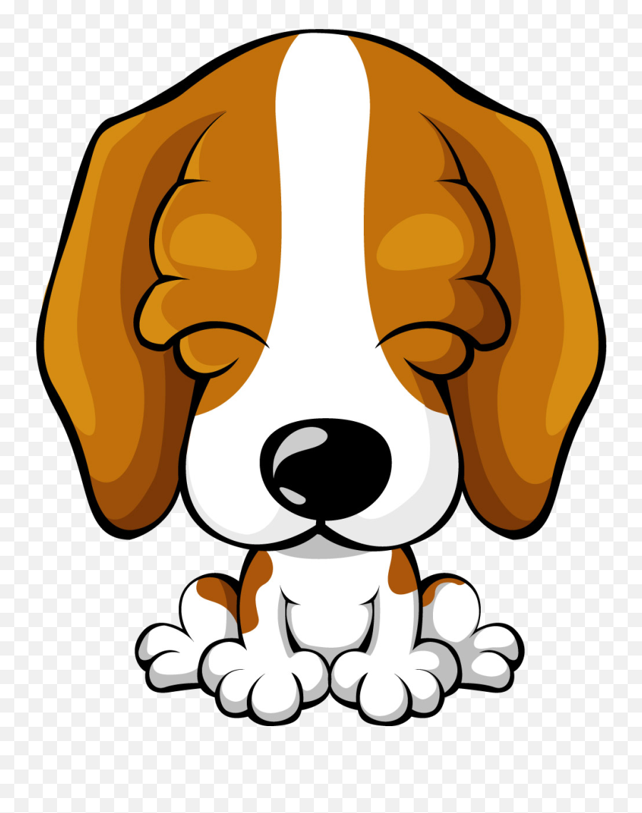 Beagle Clipart Pup - Png Cute Dog Cartoon Transparent Png Clipart Beagle Puppy,Beagle Png