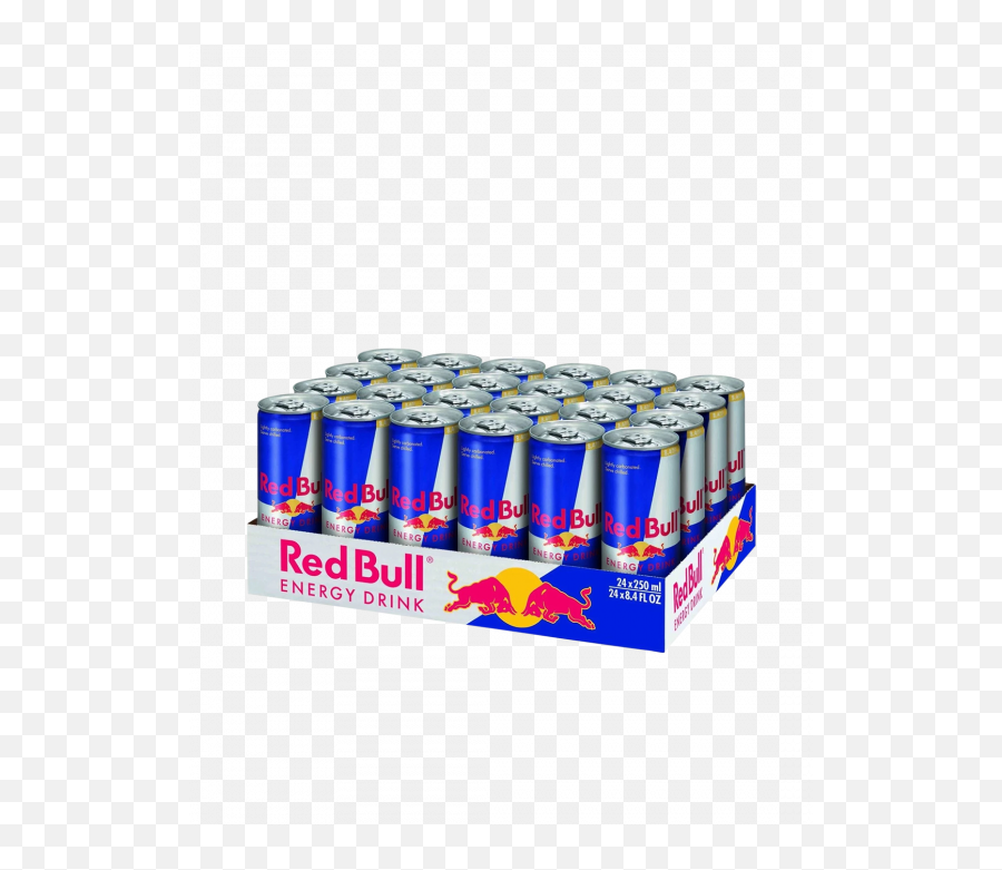 Red Bull Energy Drink 24 X 250ml Can - Red Bull Case Png,Drinking Png