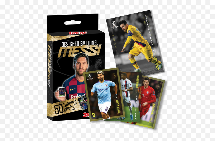 2020 Topps - Lionel Messi Trading Card Set Messi Champions League 2020 Png,Lionel Messi Png