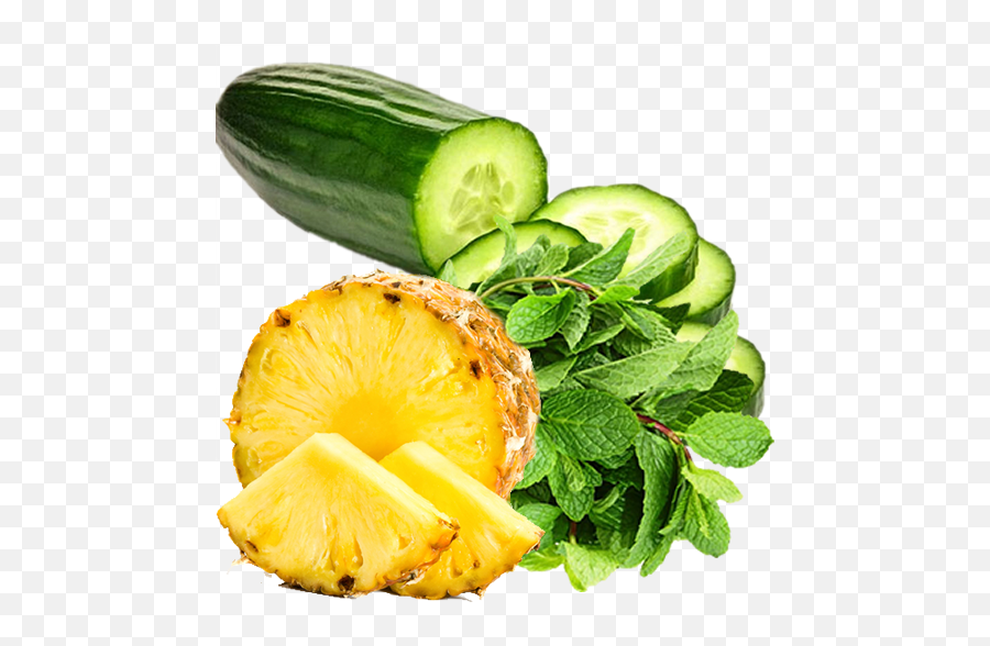 Pineapple Cucumber And Mint Recipe Png Transparent