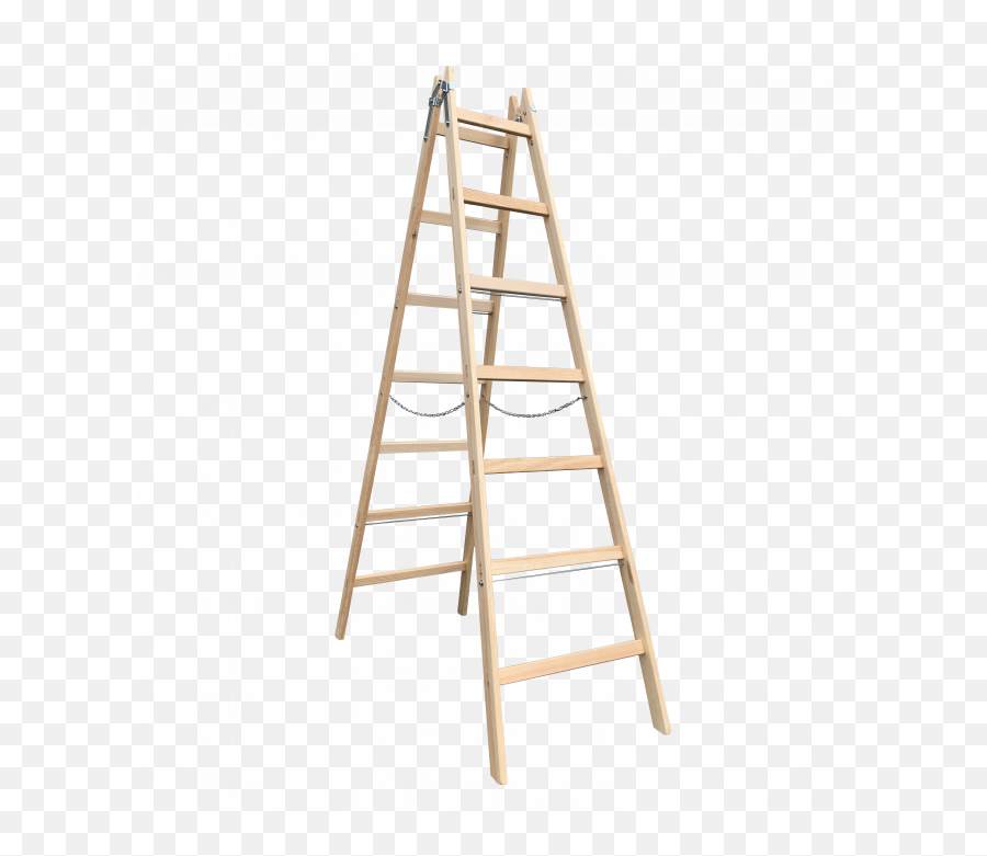 2x 6 Rungs Wooden Ladder Traditional - Anna Nagar Tower Park Png,Ladder Transparent