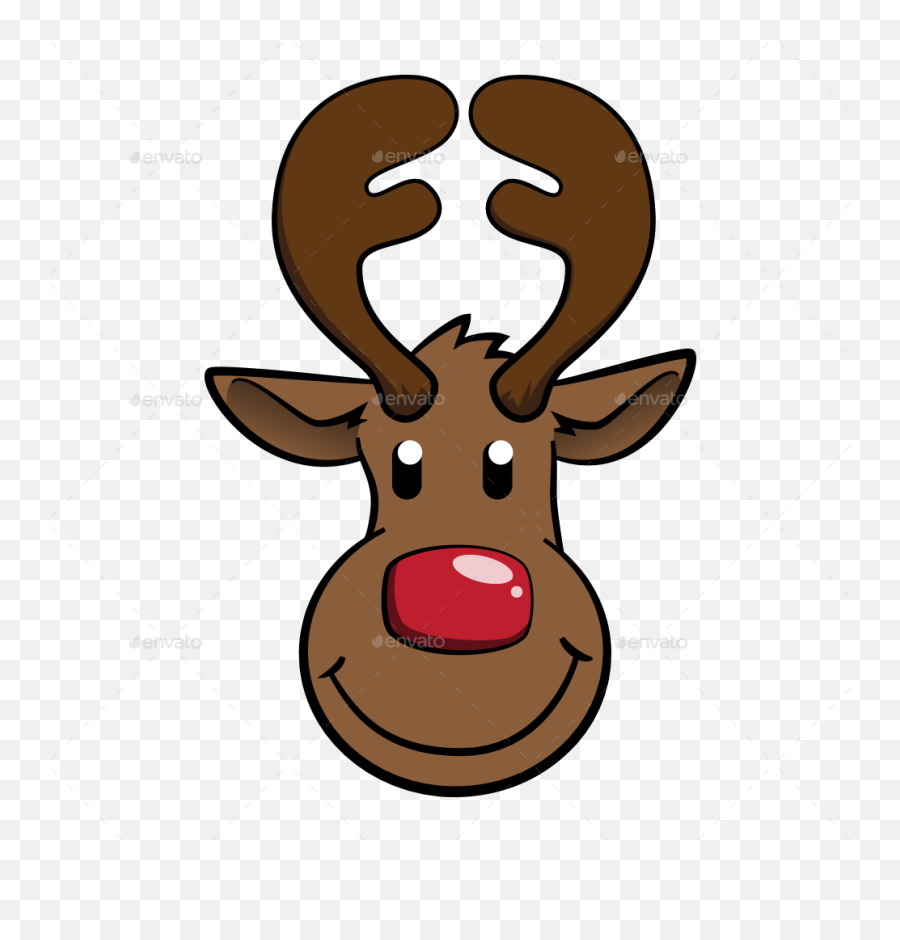 Santa Reindeer Png - Cartoon,Santa And Reindeer Png