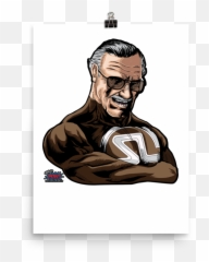 Download Super Stan Lee Poster - Illustration Png,Stan Lee Png