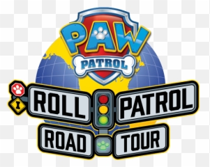 Download Hd Paw Patrol Roll Road Tour - Paw Patrol Paw Patrol Roll Patrol Tour Png,Paw Patrol Logo Png