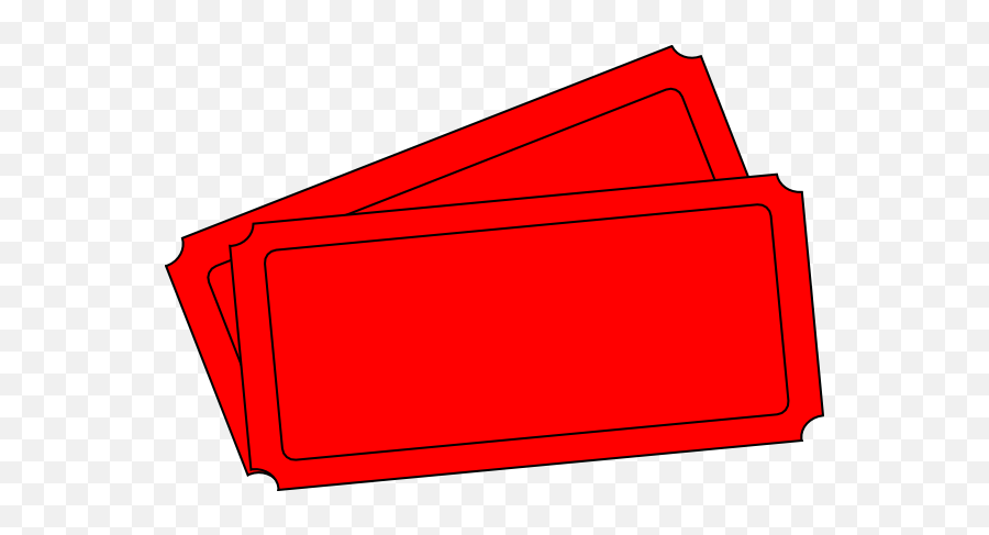 Clip Art - Movie Ticket Template Red Png,Raffle Ticket Png