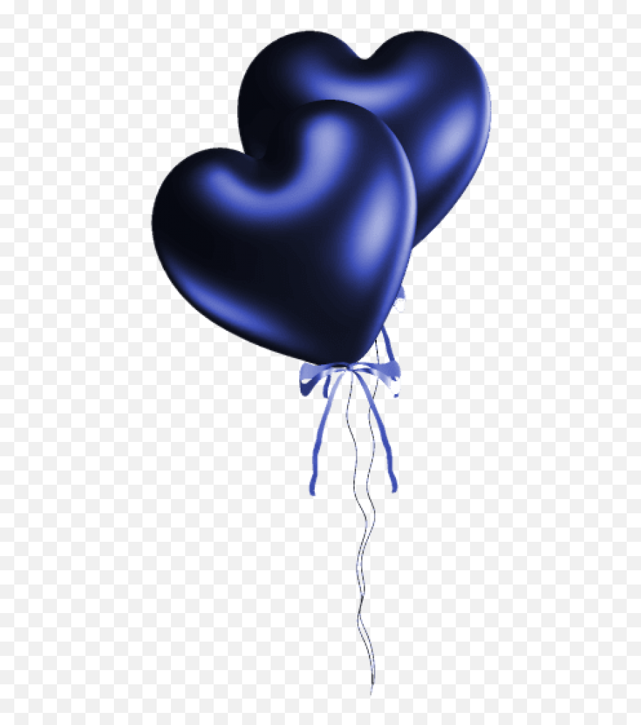 Pink Balloons Png Transparent - Blue Heart Balloon Png,Blue Heart Transparent Background