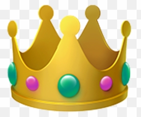 Crown Yellow Queen Crownqueen Emoji Sticker By Jang - Crown Emoji Transparent Background png