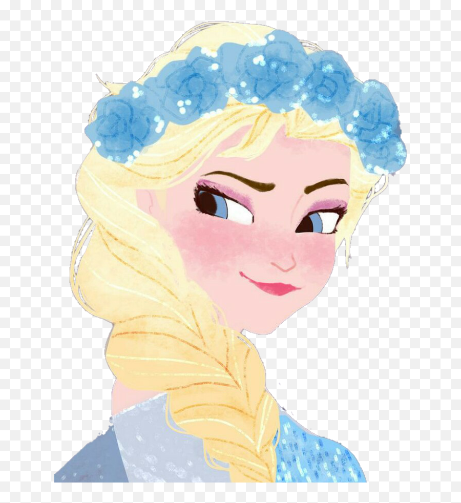 Elsa Frozen Frozenelsa Sticker By Milkteabish - Stiker Elsa Frozen Png,Elsa Frozen Png