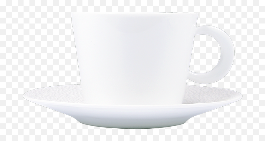 Bernardaud - Ecume Teacup And Saucer 17 Cl Coffee Cup Png,Teacup Png