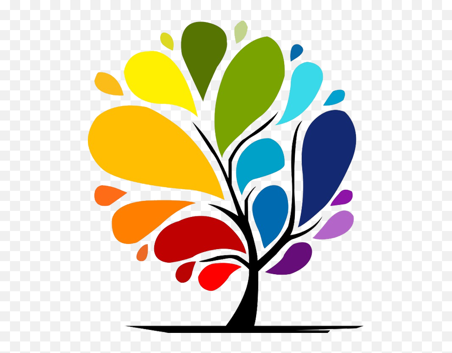 Download Vector Rainbow Tree - Ten Core Life Skills Png,Rainbow Vector Png