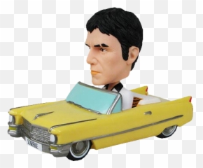 Details About Scarface - Bobble Car With Tony Montana Wacky Wobbler Funko New Scarface Bobble Car Wacky Wobbler Png,Scarface Png