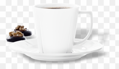 Grand Cru Coffee Cup With Matching Saucer - Rosendahl Kaffekop png