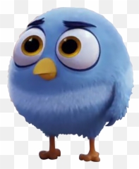 Character Movie Png Whimsical Film - Angry Birds Blue