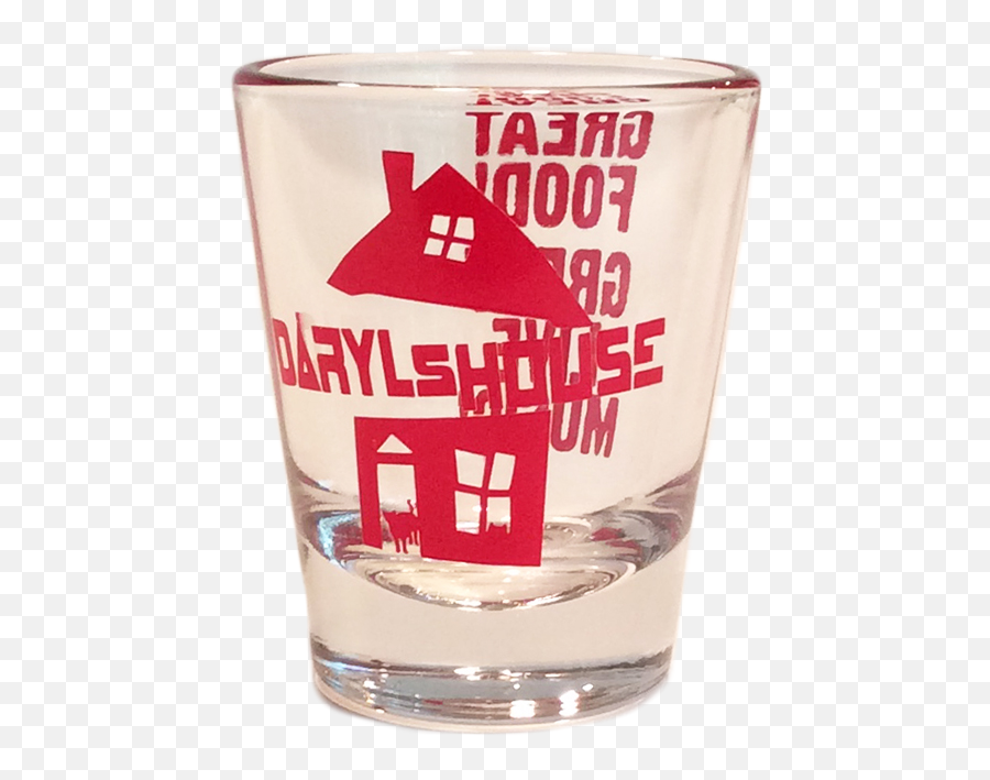 Darylu0027s House Logo Shot Glass - Beer Glassware Png,Shot Glass Png