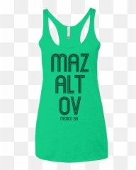 Mazaltov U2013 Spnglish Ñ - Next Level Triblend Racerback Tank 6733 png