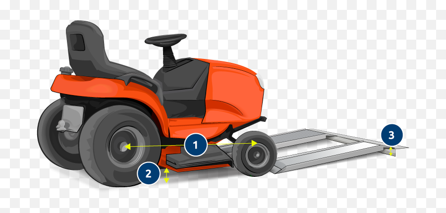 Lawn Mower Ramp Calculator Discountrampscom - Riding Mower Png,Lawnmower Png