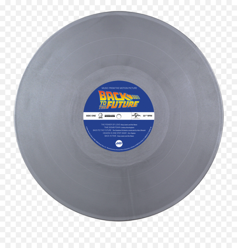 Back To The Future - Music From The Motion Picture Lp Back To The Future Vinyl Record Png,Back To The Future Logo Transparent