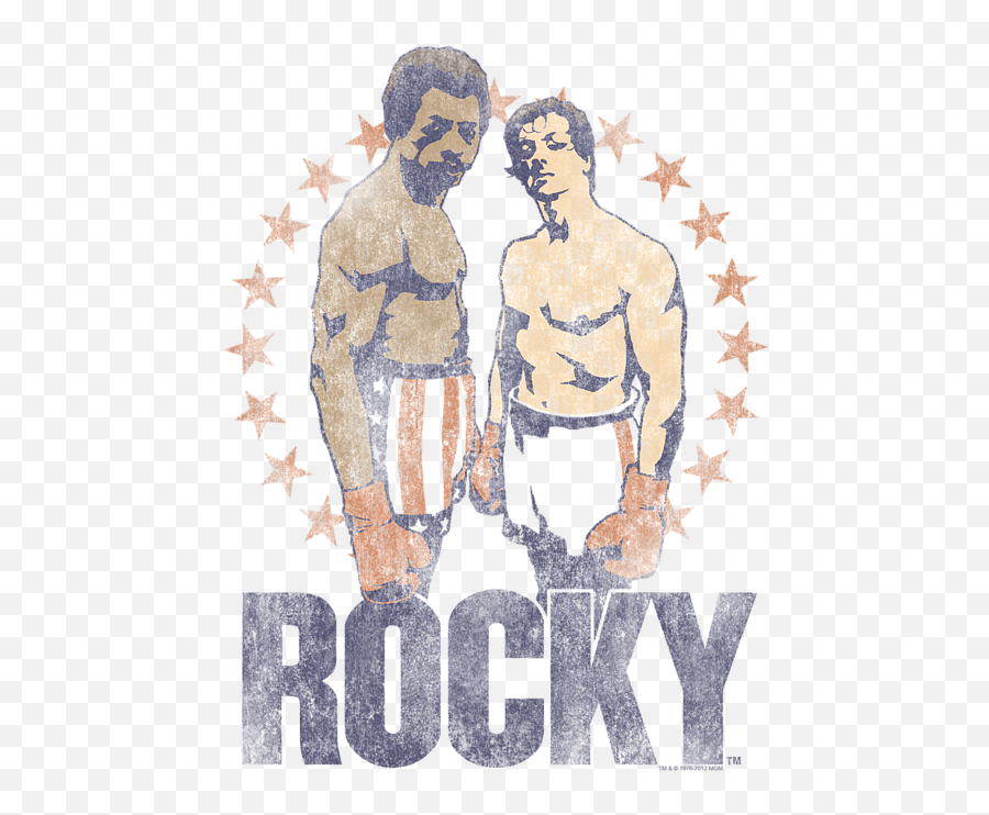 Rocky - Creed And Balboa Womenu0027s Tshirt Rocky And Apollo T Shirt Png,Rocky Balboa Png