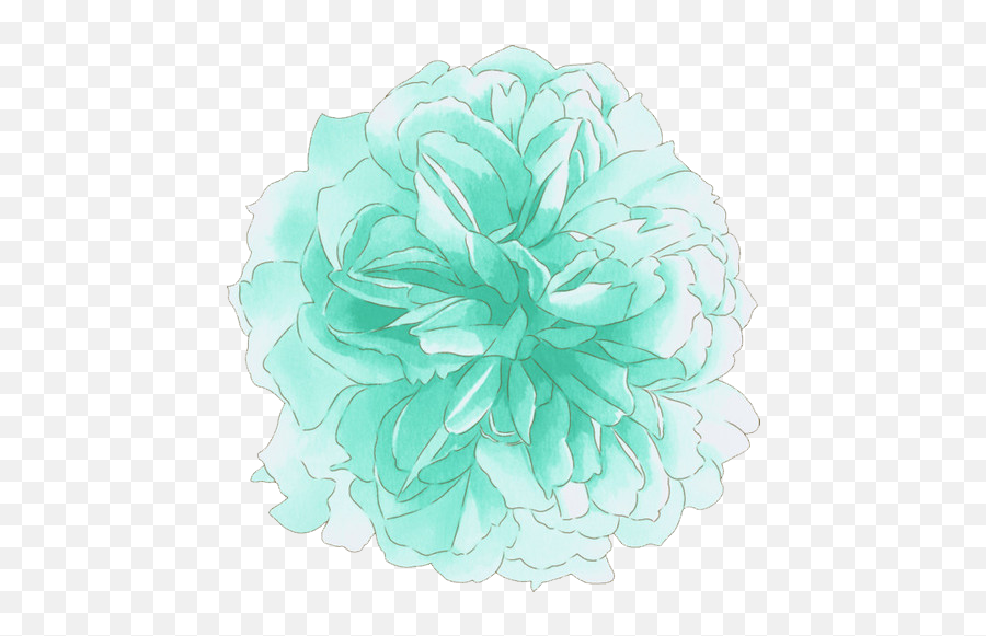 Image About Flower In Cute Transparents By - Flores Acuarela Verde Png,Flower Tumblr Png
