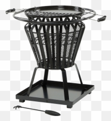Signa Steel Basket Firepit Grill - Signa Firepit Png,Firepit Png