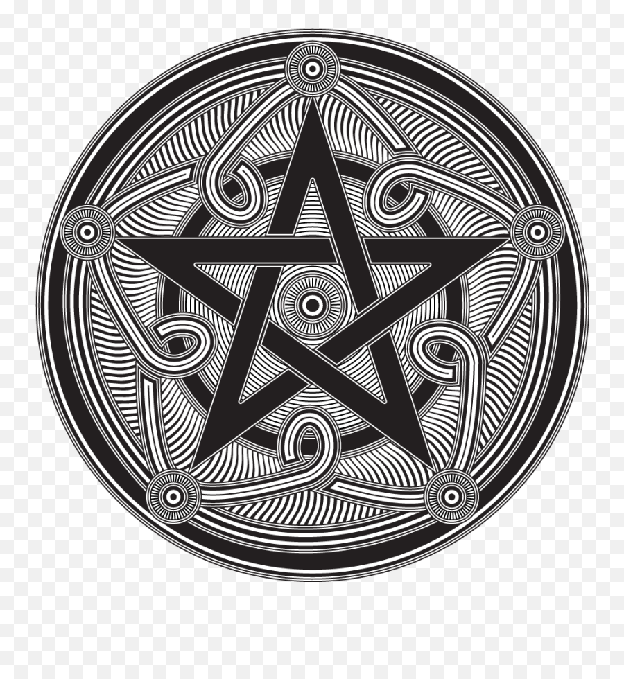 Download Satanic Pentagram Coloring Pages With Celtic Tattoo - Law Of Attraction Symbols Png,Satanic Pentagram Png