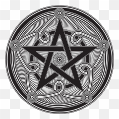 Download Satanic Pentagram Coloring Pages With Celtic Tattoo - Law Of Attraction Symbols png