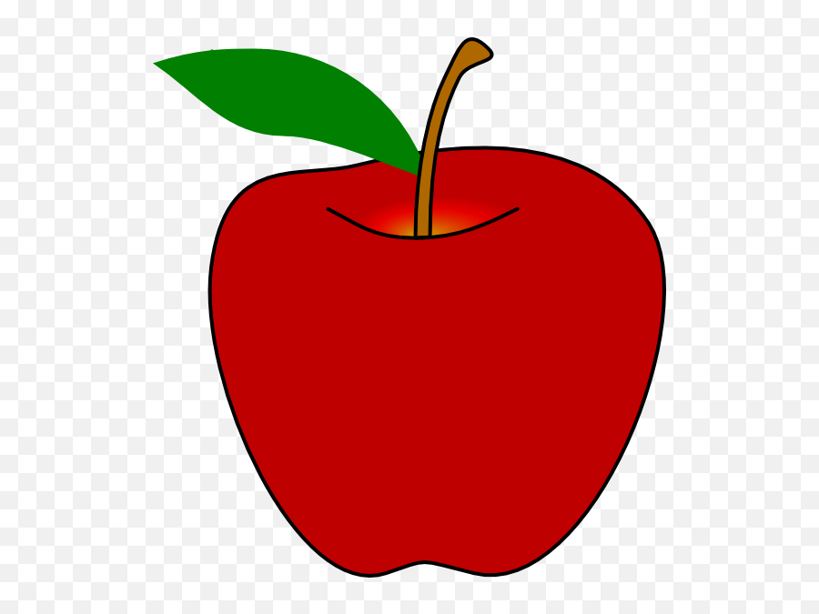 Library Of Red Apple Outline Svg Stock - Red Apple Clipart Png,Red Apple Png