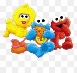 Elmo Street Big Bird Clipart - Baby Sesame Street Png Elmo Cookie Monster And Big Bird,Baby Toys Png