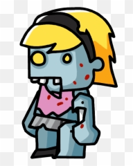 Scribblenauts Zombie Transparent Png - Fictional Character,Zombie Transparent